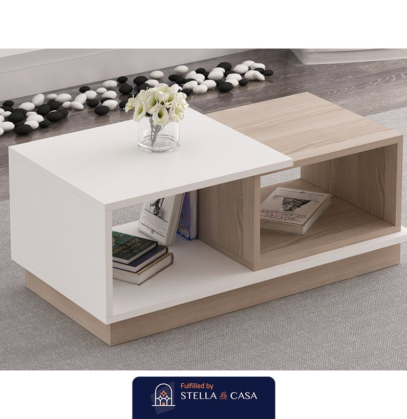 White and Beige Coffee Table Stella-CT05 | Stella La Casa