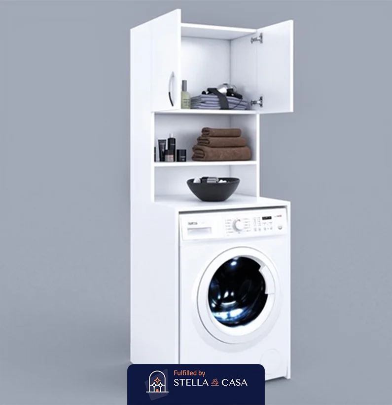 stellalacasa - ستيلاBC12-3 وحدة تخزين مودرن للحمام ابيض STELLA-BC12 - الصورة 3