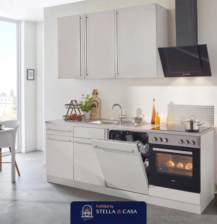 ⁦مطبخ مودرن ابيض Stella-K22⁩ - الصورة ⁦2⁩