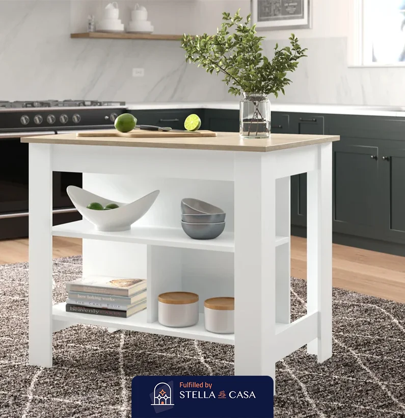 stellalacasa - stellaKU21-3 وحده تخزين مطبخ ابيض Stella-KU21 - الصورة 1