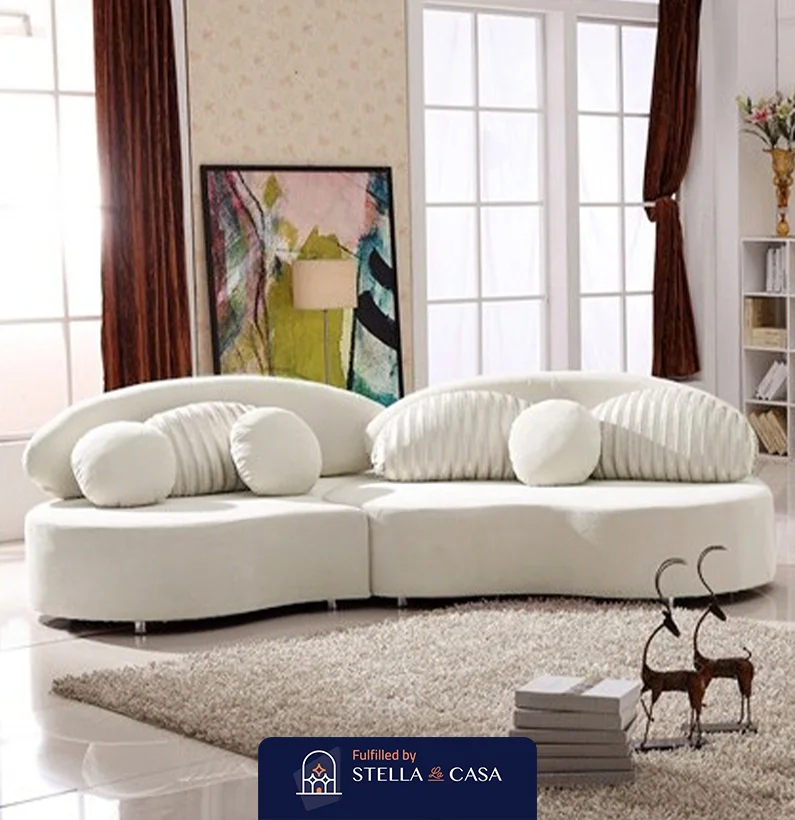 stellalacasa - ستيلا SF02-3 ركنة مودرن اوف وايت Stella-SF02 - الصورة 3