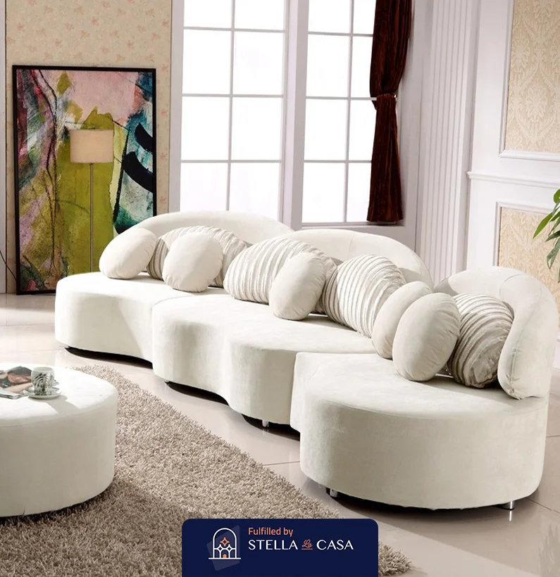 stellalacasa - ستيلا SF02-5 ركنة مودرن اوف وايت Stella-SF02 - الصورة 5