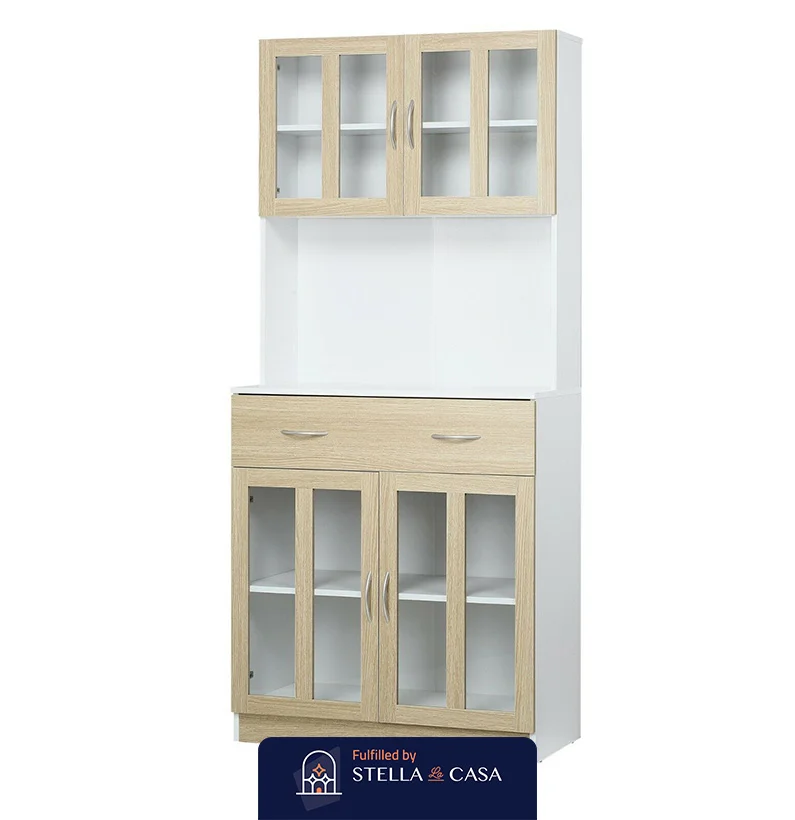 ⁦كوفي كورنر ابيض خشبي Stella-CC11⁩ - الصورة ⁦2⁩