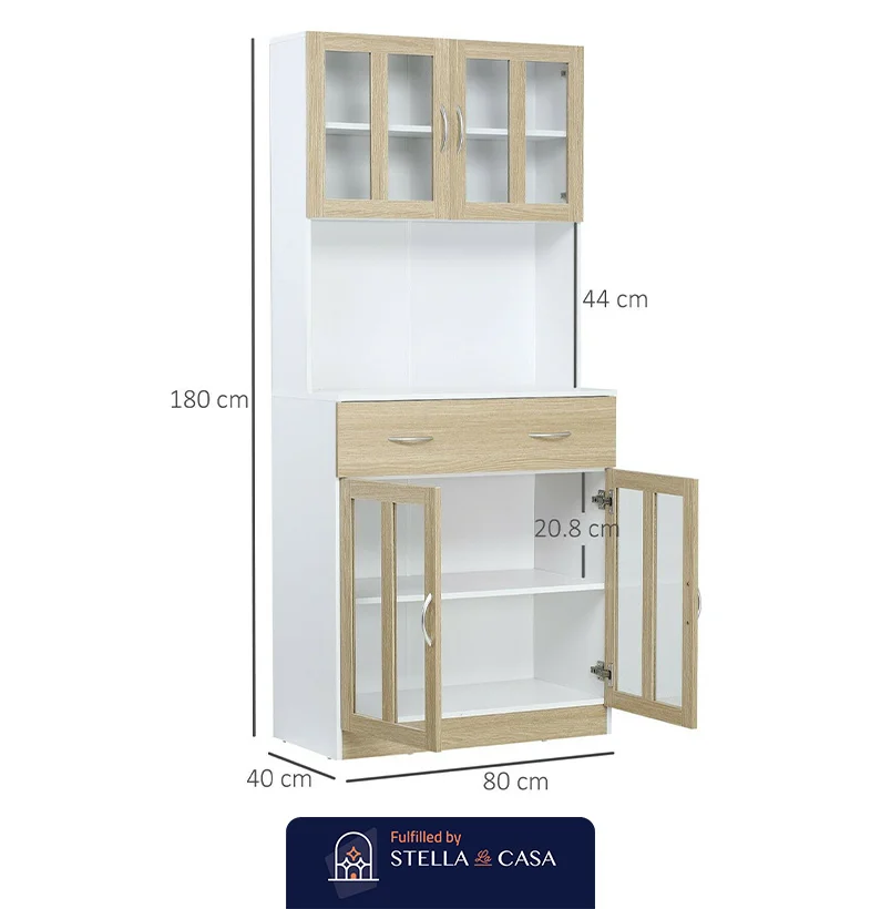 ⁦كوفي كورنر ابيض خشبي Stella-CC11⁩ - الصورة ⁦3⁩