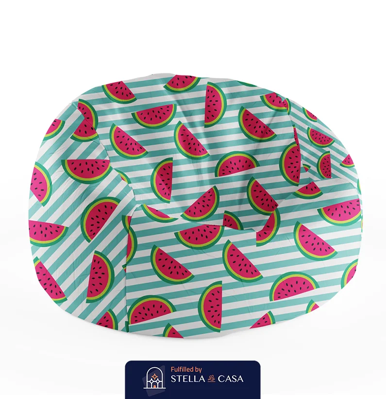 Stella-B2G-2734 جراند بين باج قماش مطبوع-بطيخ Stella-B2G2734 - الصورة 1