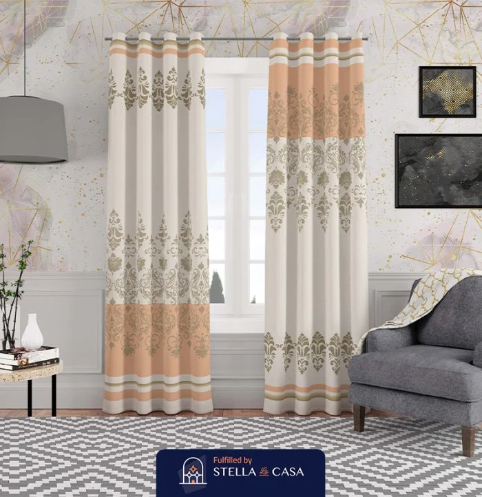 ⁦ستائر مودرن مطبوعة Stella-TN32⁩ - الصورة ⁦1⁩