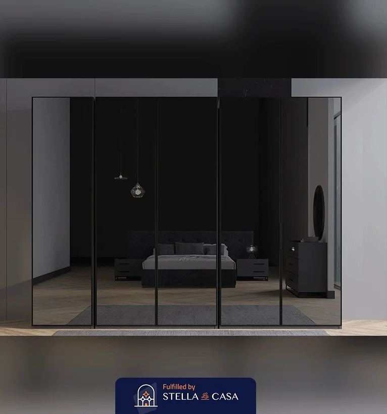 Stella-MR033-1 غرفة نوم 5 قطع رمادي Stella-MR033 - الصورة 5