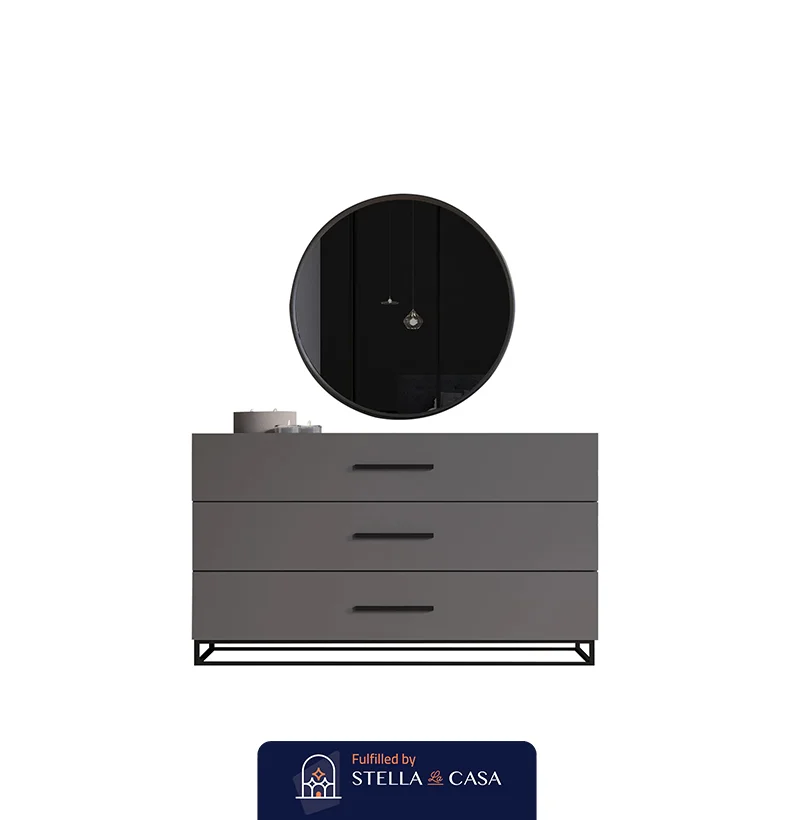 Stella-MR033-4 غرفة نوم 5 قطع رمادي Stella-MR033 - الصورة 2