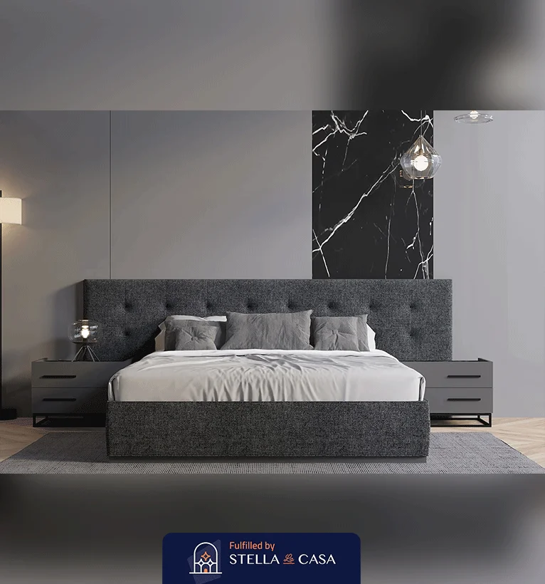 Stella-MR033-4 غرفة نوم 5 قطع رمادي Stella-MR033 - الصورة 7